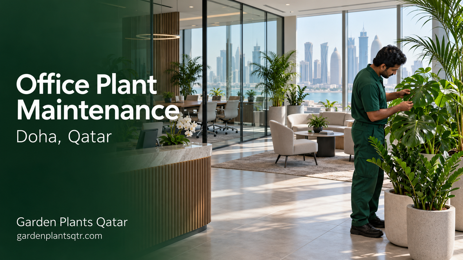 Office plant maintenance